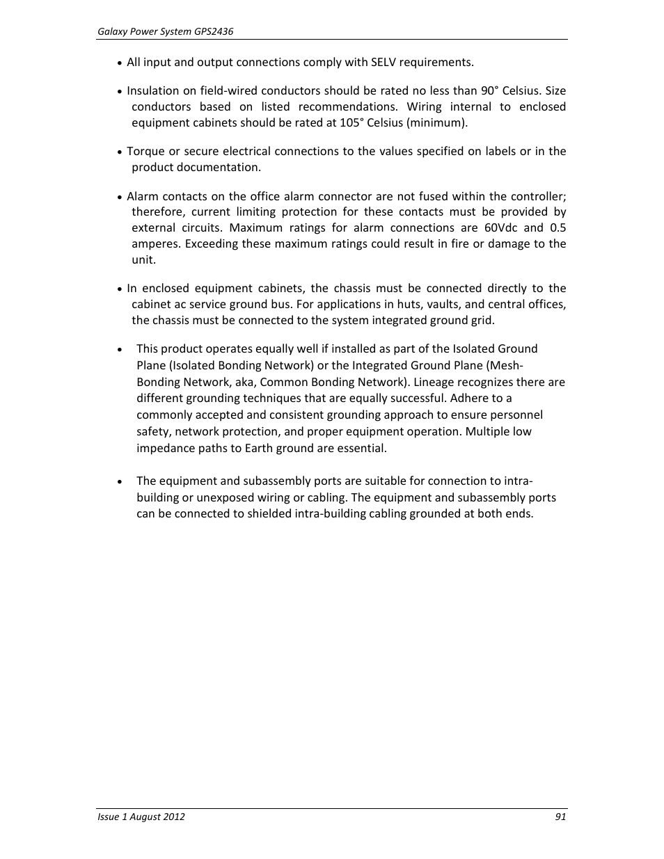 GE Industrial Solutions GPS2436 User Manual | Page 91 / 97