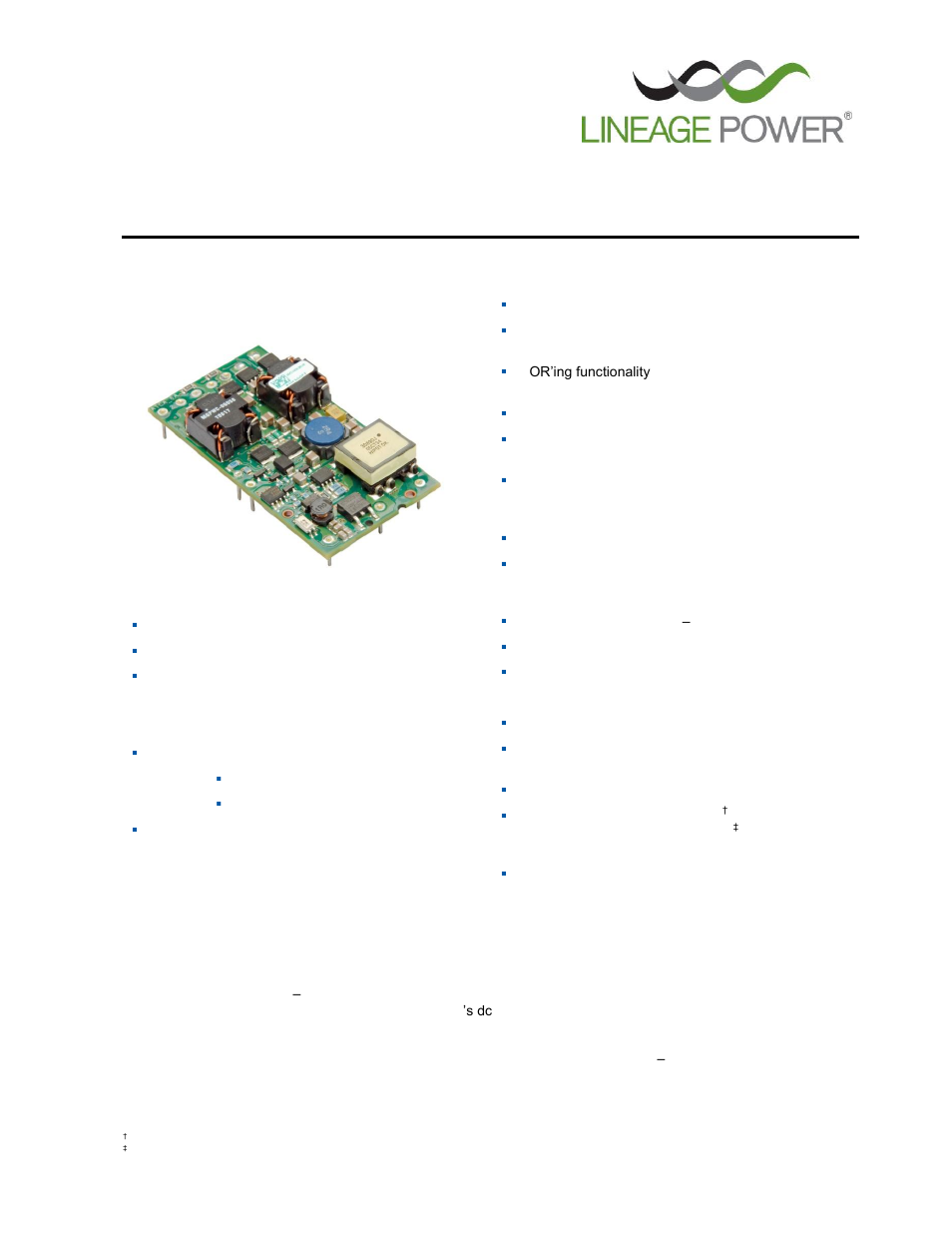GE Industrial Solutions PIM300X Series User Manual | 20 pages
