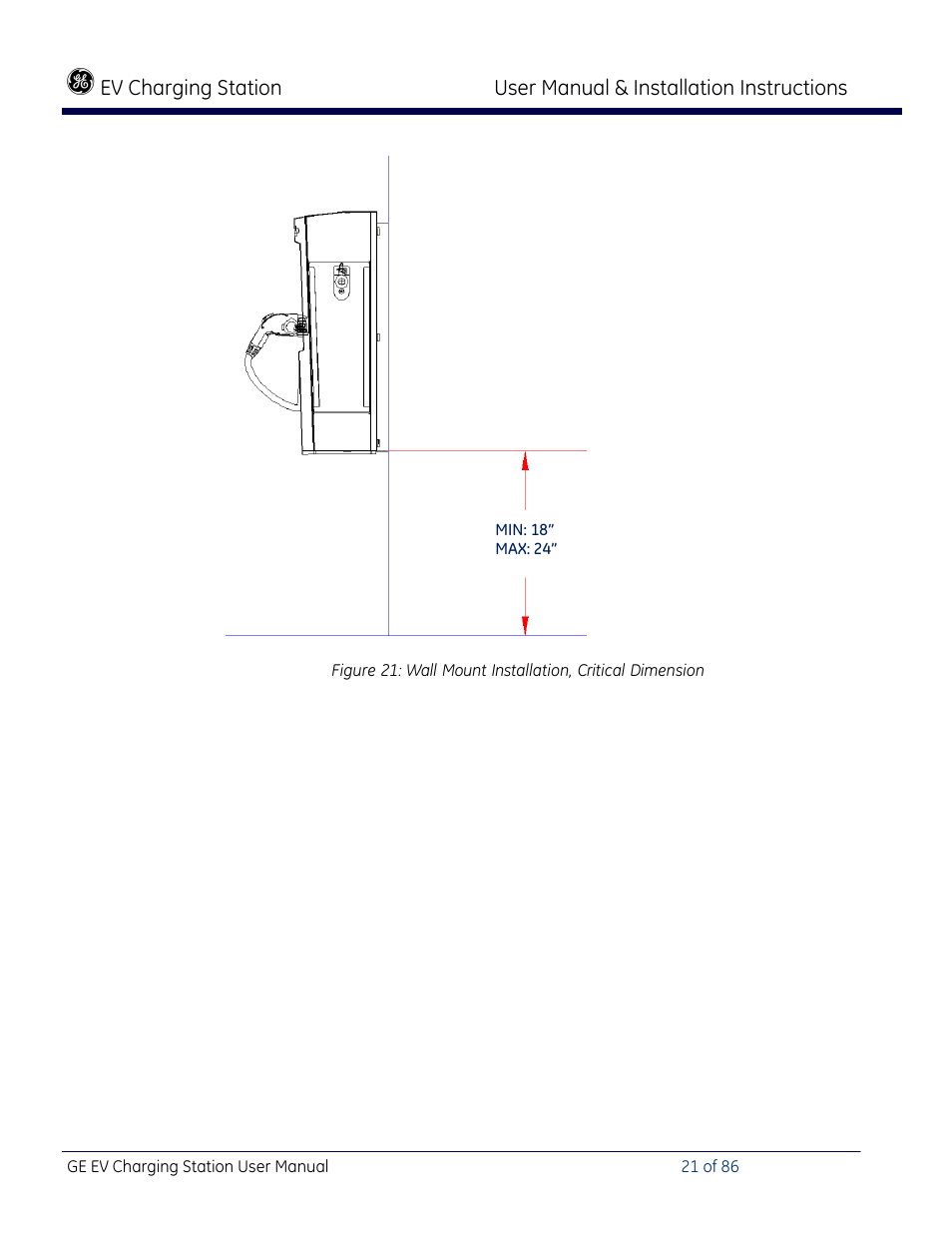 GE Industrial Solutions NEMA EVSE CHARGING STATION User Manual | Page 21 / 86
