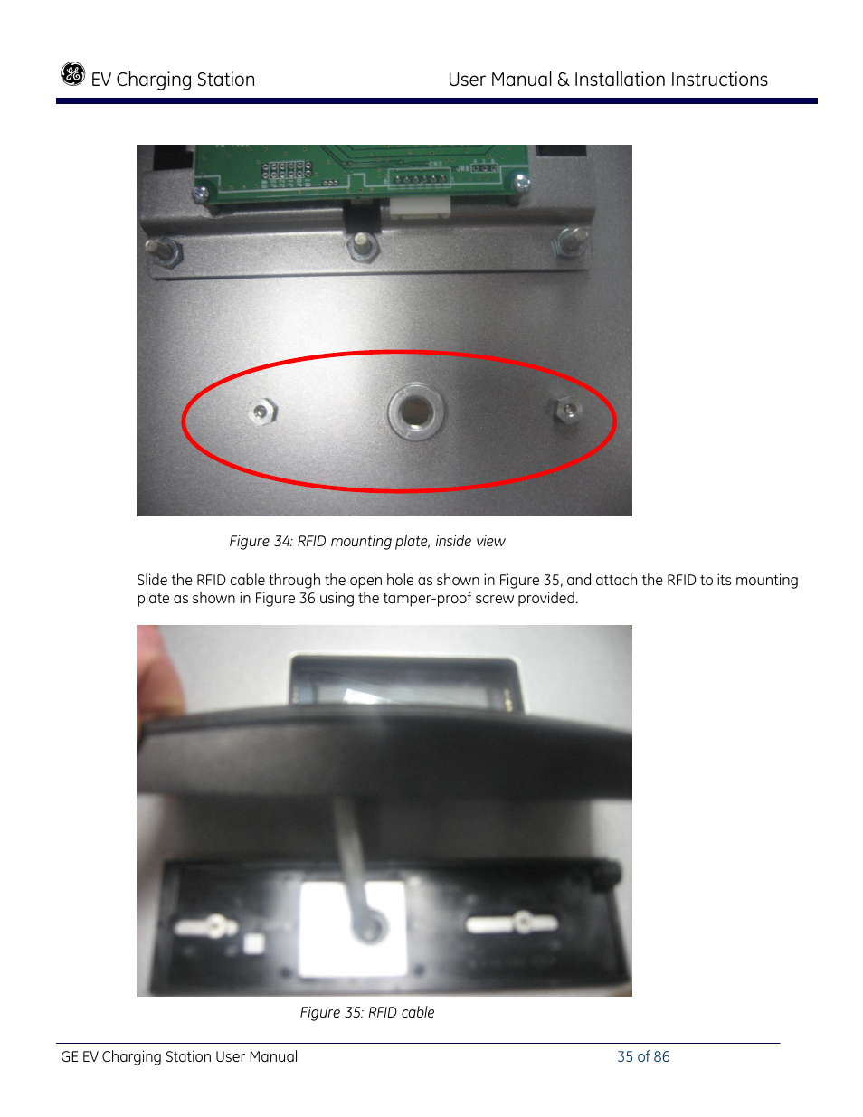 GE Industrial Solutions NEMA EVSE CHARGING STATION User Manual | Page 35 / 86