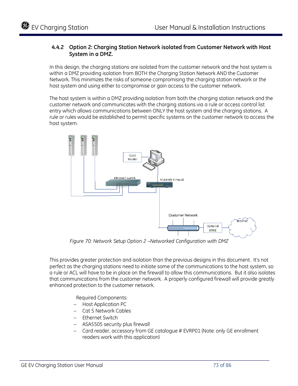 GE Industrial Solutions NEMA EVSE CHARGING STATION User Manual | Page 73 / 86