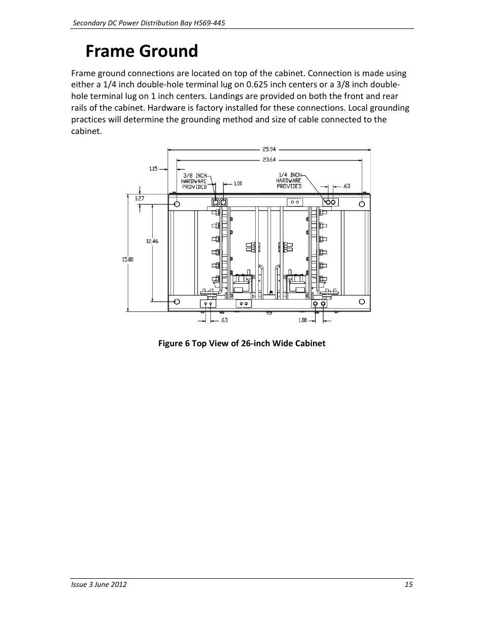 Frame ground | GE Industrial Solutions BDCBB H569-445 User Manual | Page 15 / 39