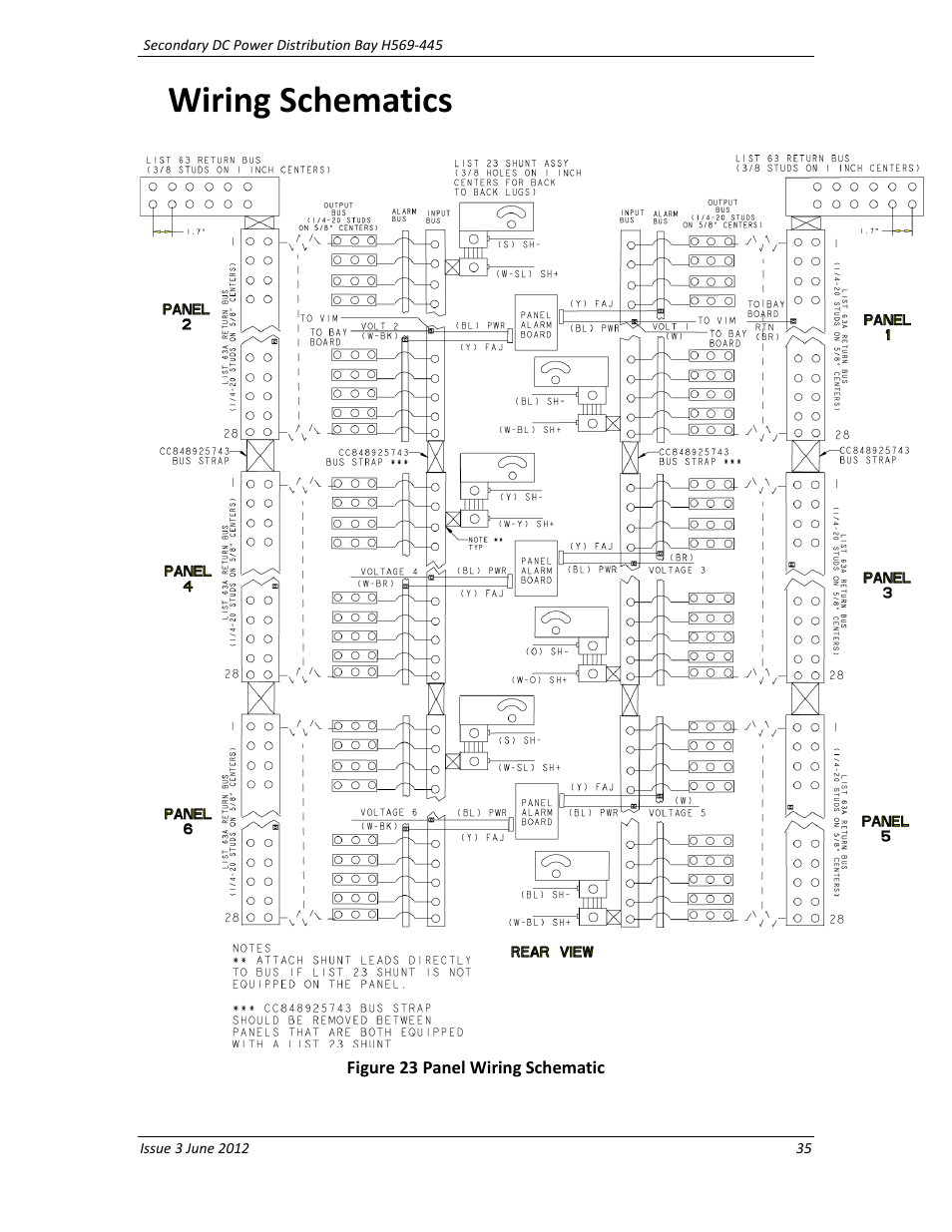 Wiring schematics | GE Industrial Solutions BDCBB H569-445 User Manual | Page 35 / 39