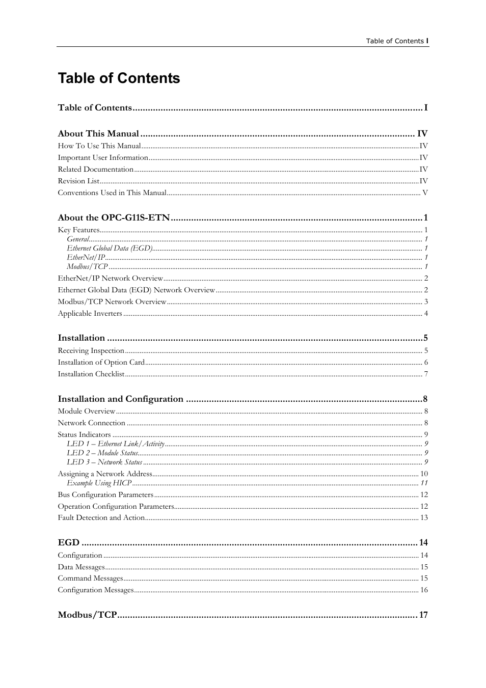 GE Industrial Solutions AF-300 P11_G11 Ethernet Interface User Manual | Page 2 / 55