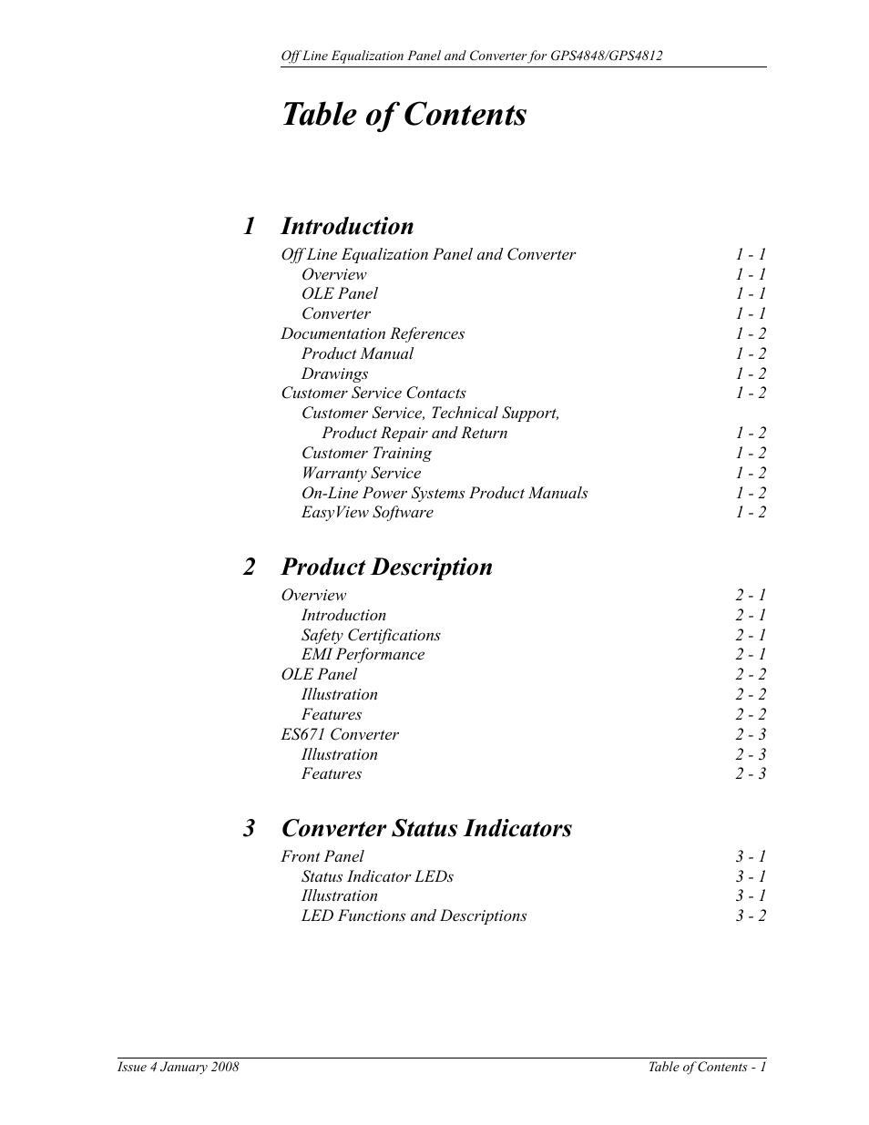 GE Industrial Solutions Off Line Equalization (OLE) User Manual | Page 5 / 32