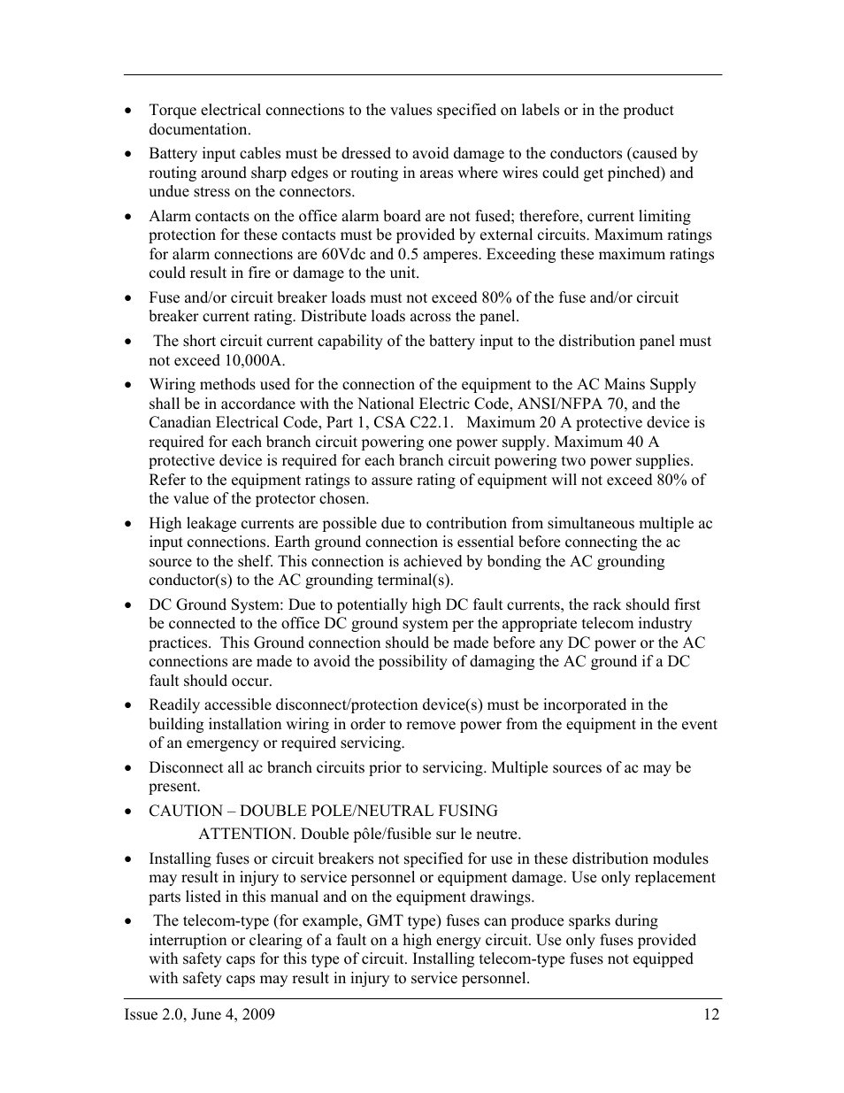 GE Industrial Solutions H2007001 G11 Series User Manual | Page 12 / 94