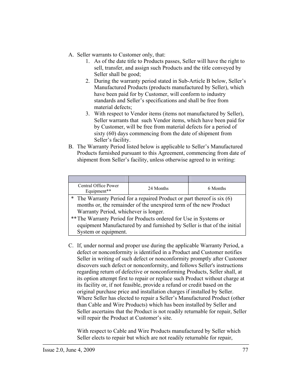 Product warranty | GE Industrial Solutions H2007001 G11 Series User Manual | Page 77 / 94