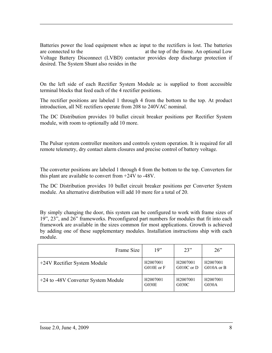 GE Industrial Solutions H2007001 G11 Series User Manual | Page 8 / 94