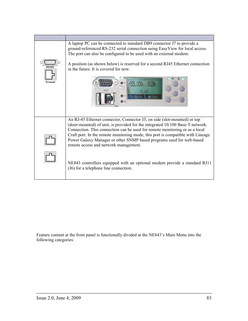 Front panel menu structure | GE Industrial Solutions H2007001 G11 Series User Manual | Page 83 / 94