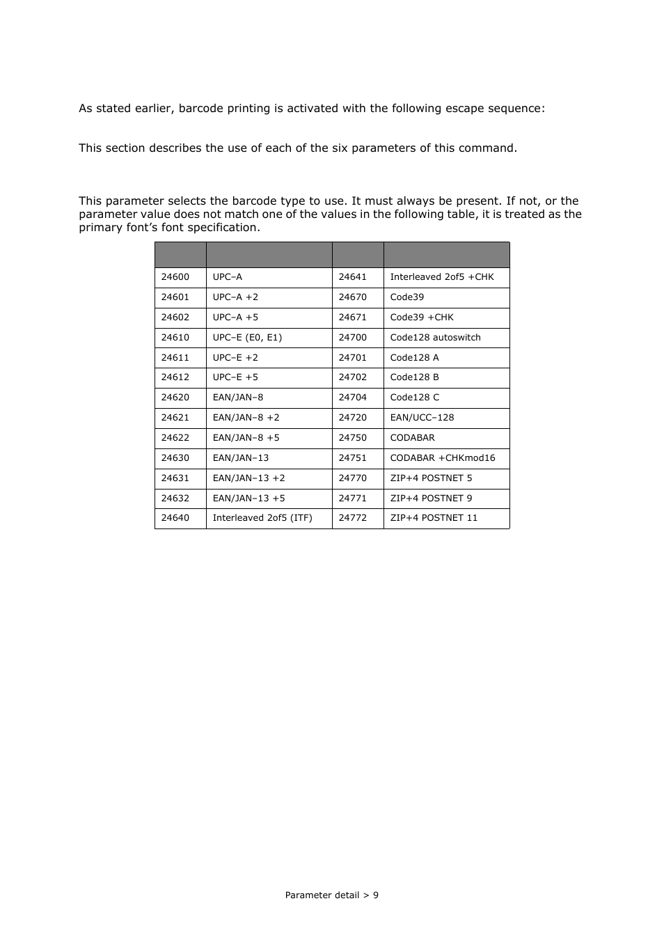 Parameter detail, T-parameter, See “t-parameter” on | Arameter, Detail, Parameter | Toshiba e-STUDIO222cp User Manual | Page 9 / 16