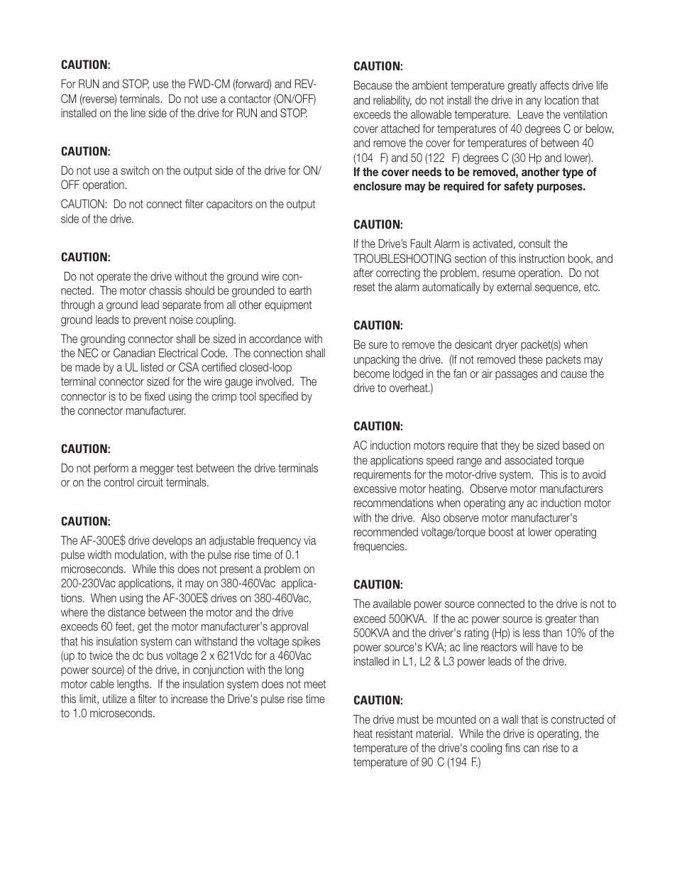 GE Industrial Solutions AF-300E$ User Manual | Page 5 / 134