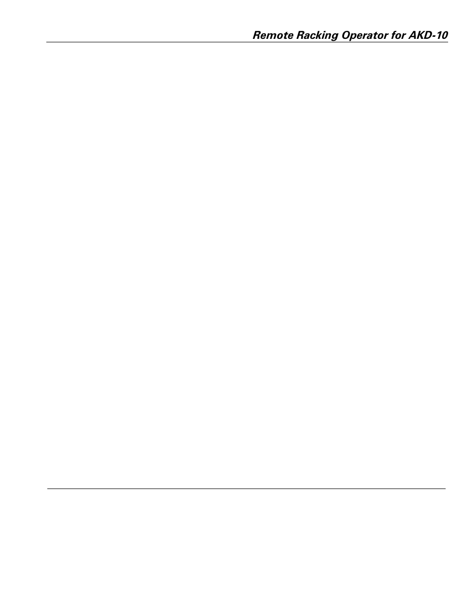 GE Industrial Solutions Remote Racking Operator - Low Voltage WavePro and EntelliGuard Circuit Breakers User Manual | Page 5 / 9