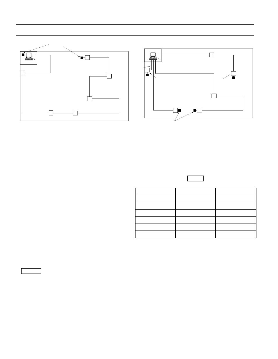 Table 8. ied addresses for case one, Plc 90/30, Epm 3720 | Multilin 269, Multilin 565, Ied type physical location modbus address, Assembly line 01, Milling 02, Lathe area 03, Machining 04 | GE Industrial Solutions POWER LEADER PMCS Network Architecture Guide User Manual | Page 36 / 80