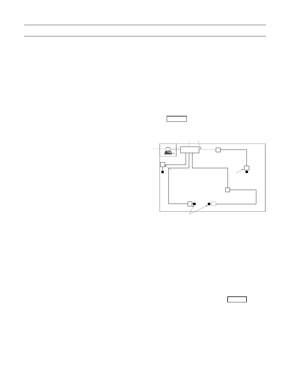 Case three, Figure 25. floor layout for case three | GE Industrial Solutions POWER LEADER PMCS Network Architecture Guide User Manual | Page 39 / 80