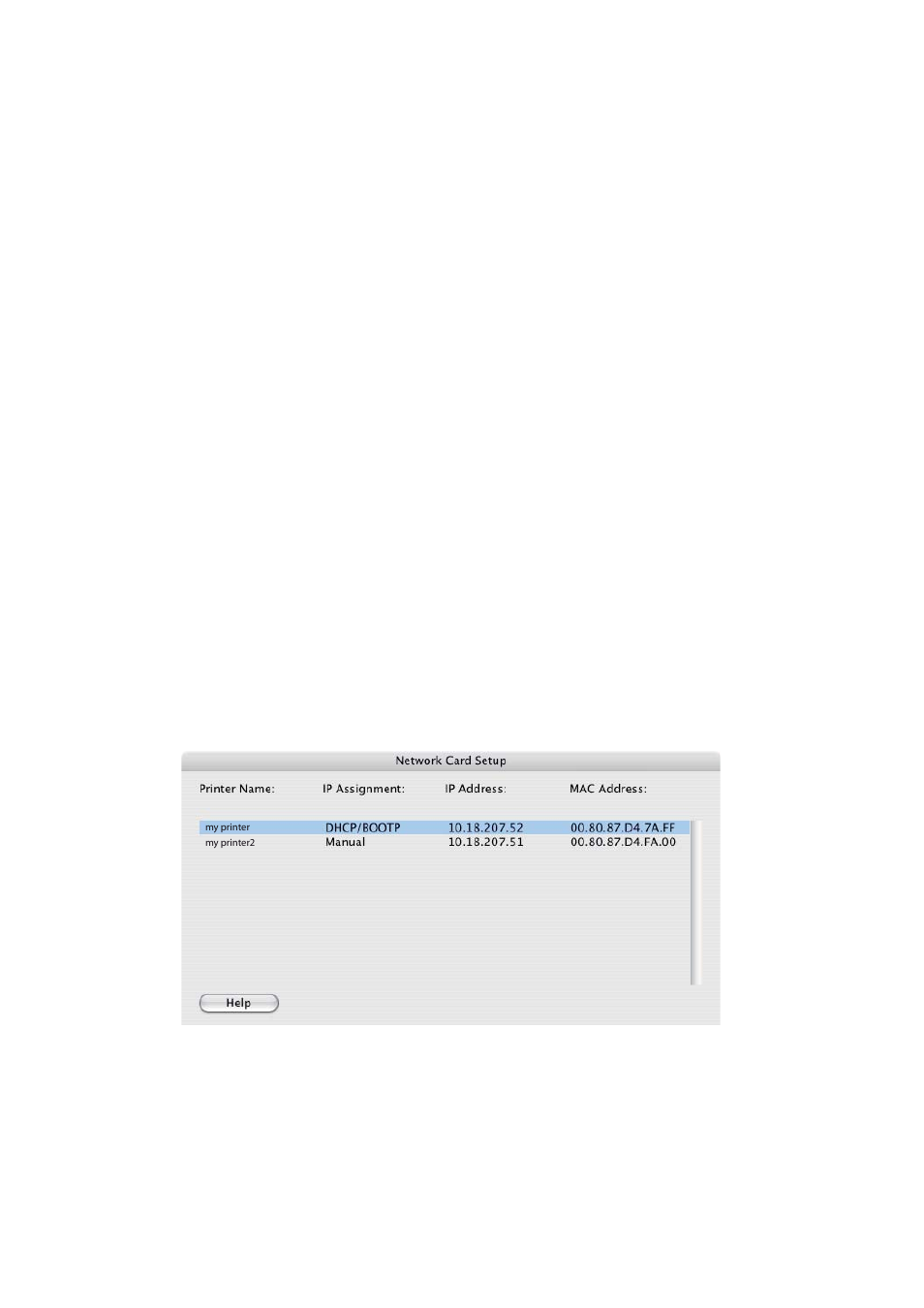 Mac os x, Overview, Configuring the network printer ip address | Launching the network card setup utility, Os x | Toshiba e-STUDIO382p User Manual | Page 17 / 22