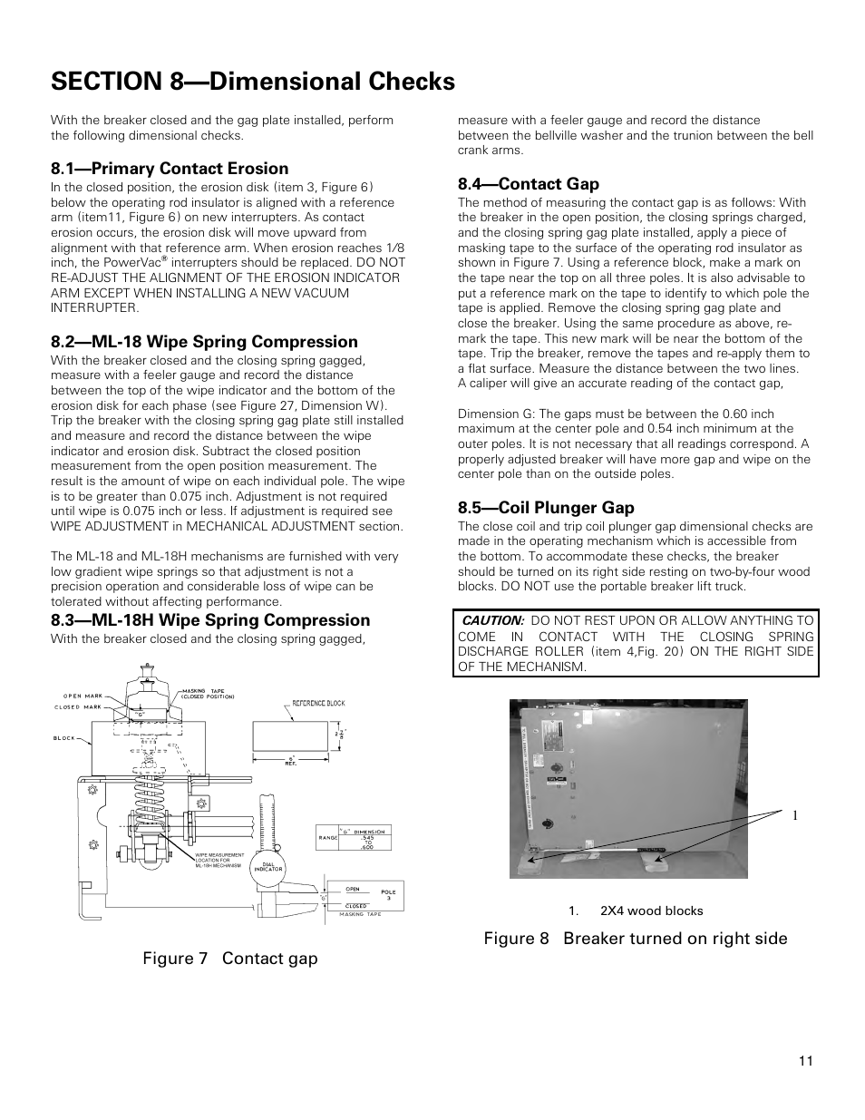 GE Industrial Solutions PowerVac with ML-18 or ML-18H Mechanism User Manual | Page 11 / 44