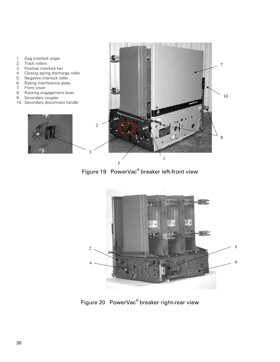 GE Industrial Solutions PowerVac with ML-18 or ML-18H Mechanism User Manual | Page 30 / 44