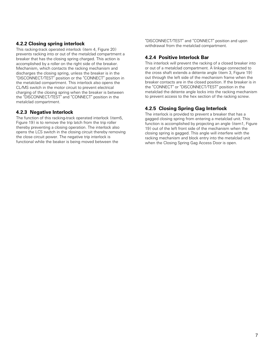 GE Industrial Solutions PowerVac with ML-18 or ML-18H Mechanism User Manual | Page 7 / 44