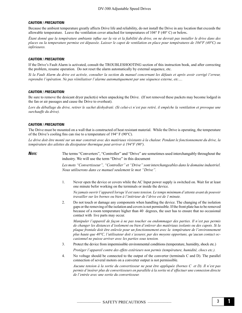 GE Industrial Solutions DV-300 DC Drive Users Manual User Manual | Page 19 / 488