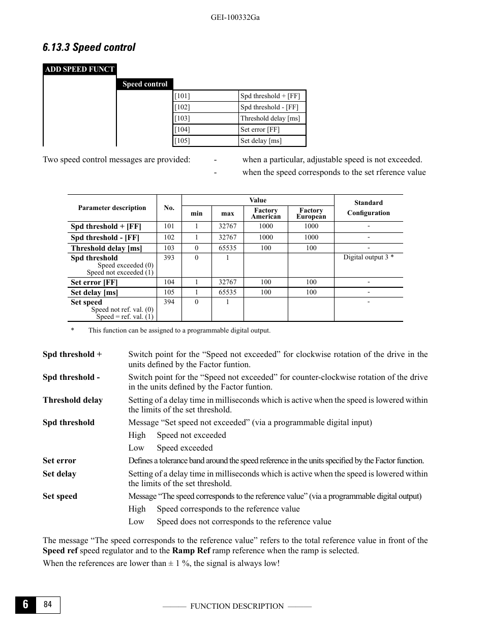 3 speed control | GE Industrial Solutions DV-300 DC Drive Users Manual User Manual | Page 212 / 488