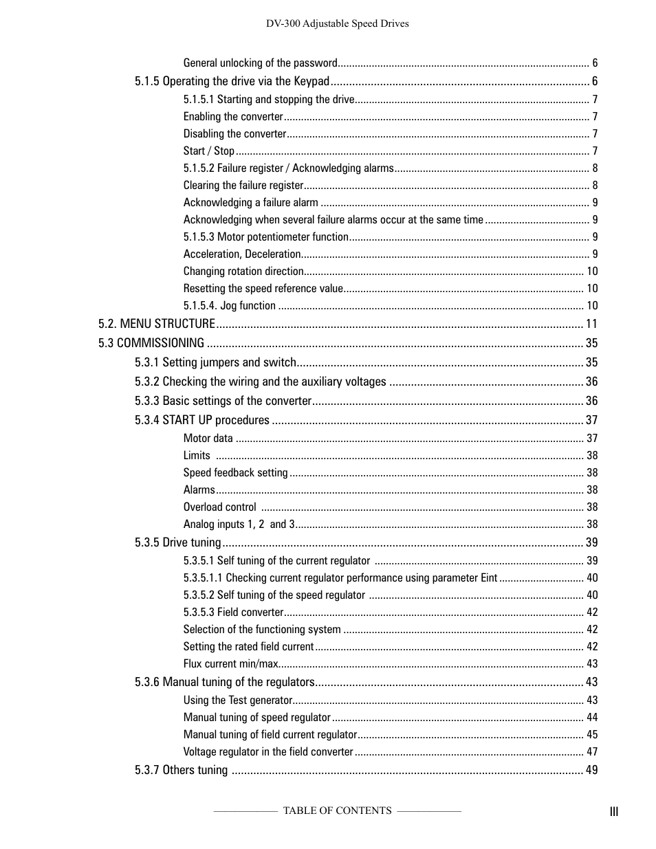 GE Industrial Solutions DV-300 DC Drive Users Manual User Manual | Page 5 / 488