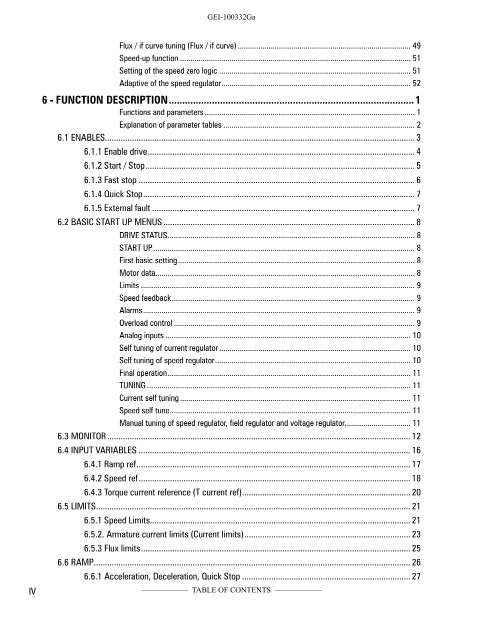 GE Industrial Solutions DV-300 DC Drive Users Manual User Manual | Page 6 / 488