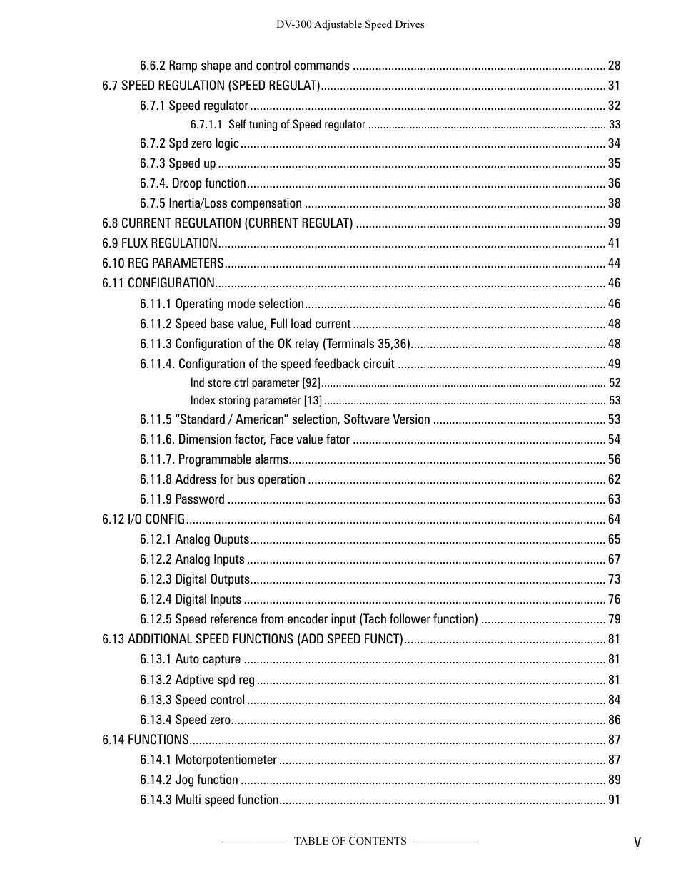 GE Industrial Solutions DV-300 DC Drive Users Manual User Manual | Page 7 / 488
