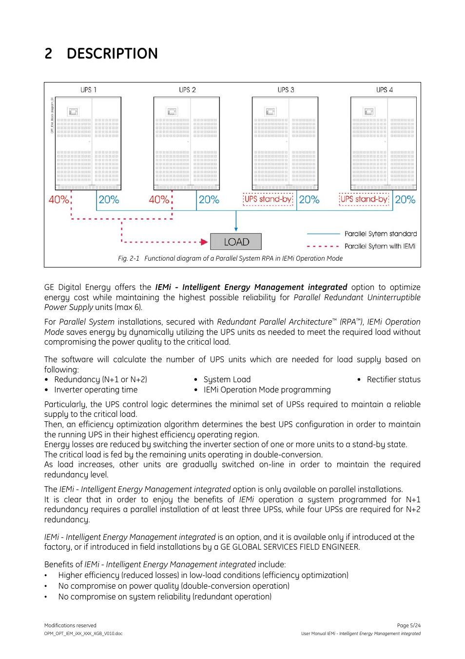 2 description | GE Industrial Solutions IEMi User Manual | Page 5 / 24