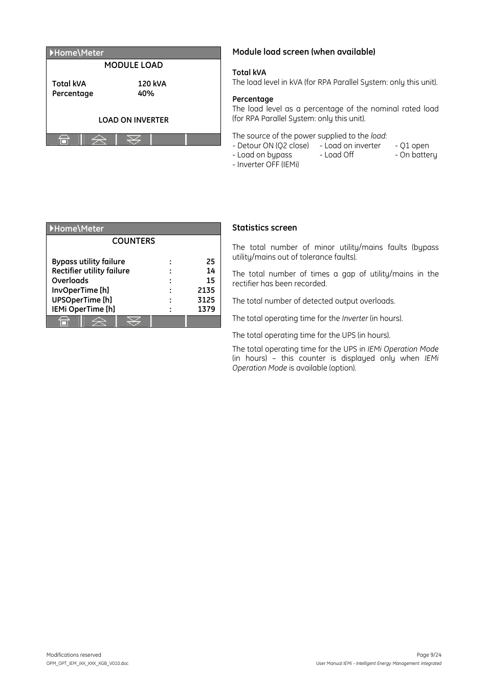 GE Industrial Solutions IEMi User Manual | Page 9 / 24