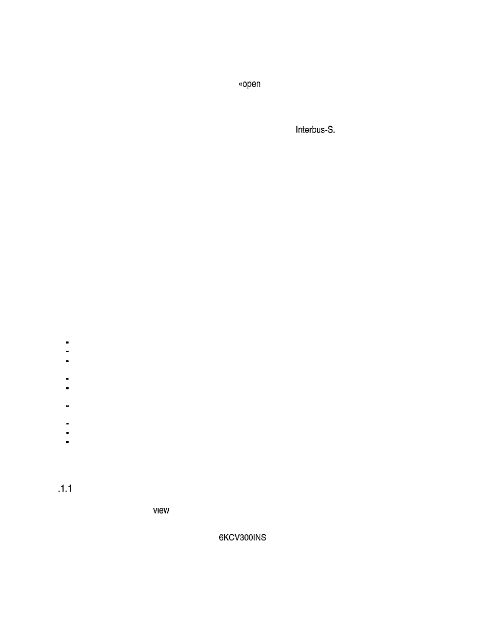 0 basic information about interbus-s | GE Industrial Solutions 6KCV300lNS User Manual | Page 8 / 36