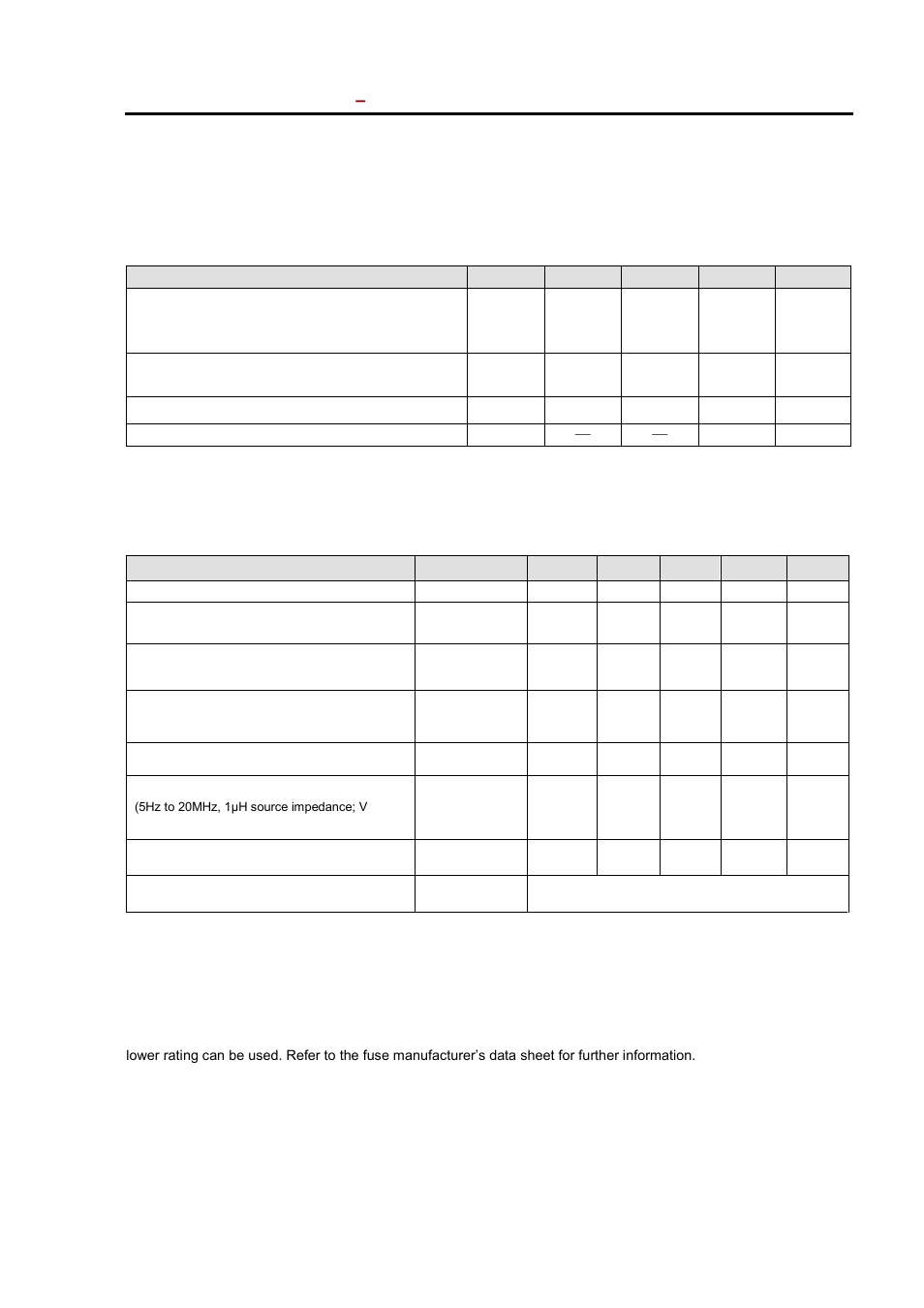 Absolute maximum ratings, Electrical specifications | GE Industrial Solutions KW010-015-020-025 (Sixteenth-Brick) User Manual | Page 2 / 22