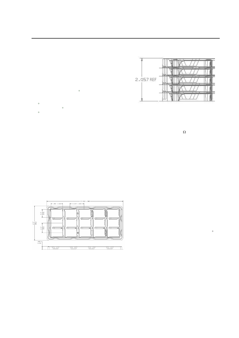 Through-hole lead-free soldering information, Packaging details, Figure 69. surface mount packaging tray | Tray specification, Pick and place | GE Industrial Solutions HW-HC004-005-006 Series User Manual | Page 24 / 28