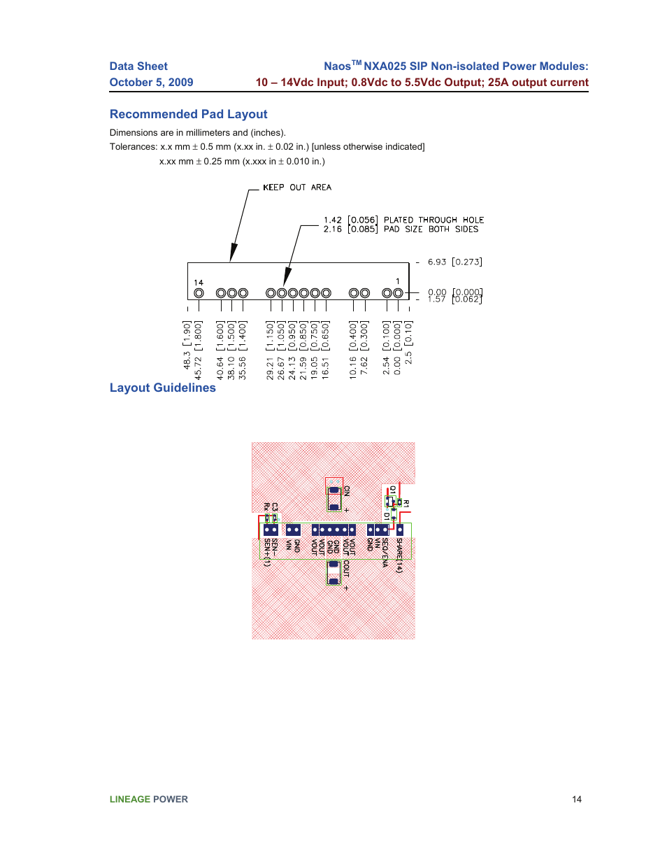 GE Industrial Solutions NaOS NXA025 SIP User Manual | Page 14 / 16