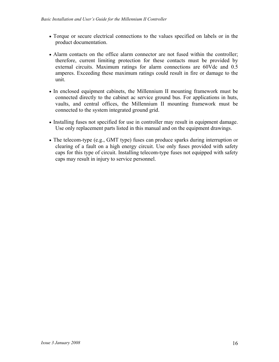 GE Industrial Solutions Millennium II Controller J85501P-1 User Manual | Page 16 / 116