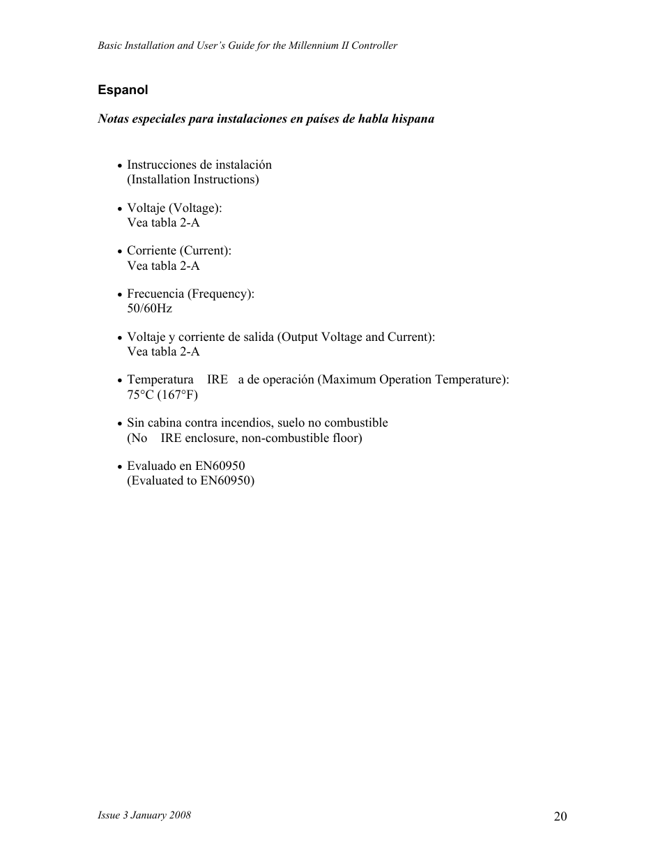 GE Industrial Solutions Millennium II Controller J85501P-1 User Manual | Page 20 / 116