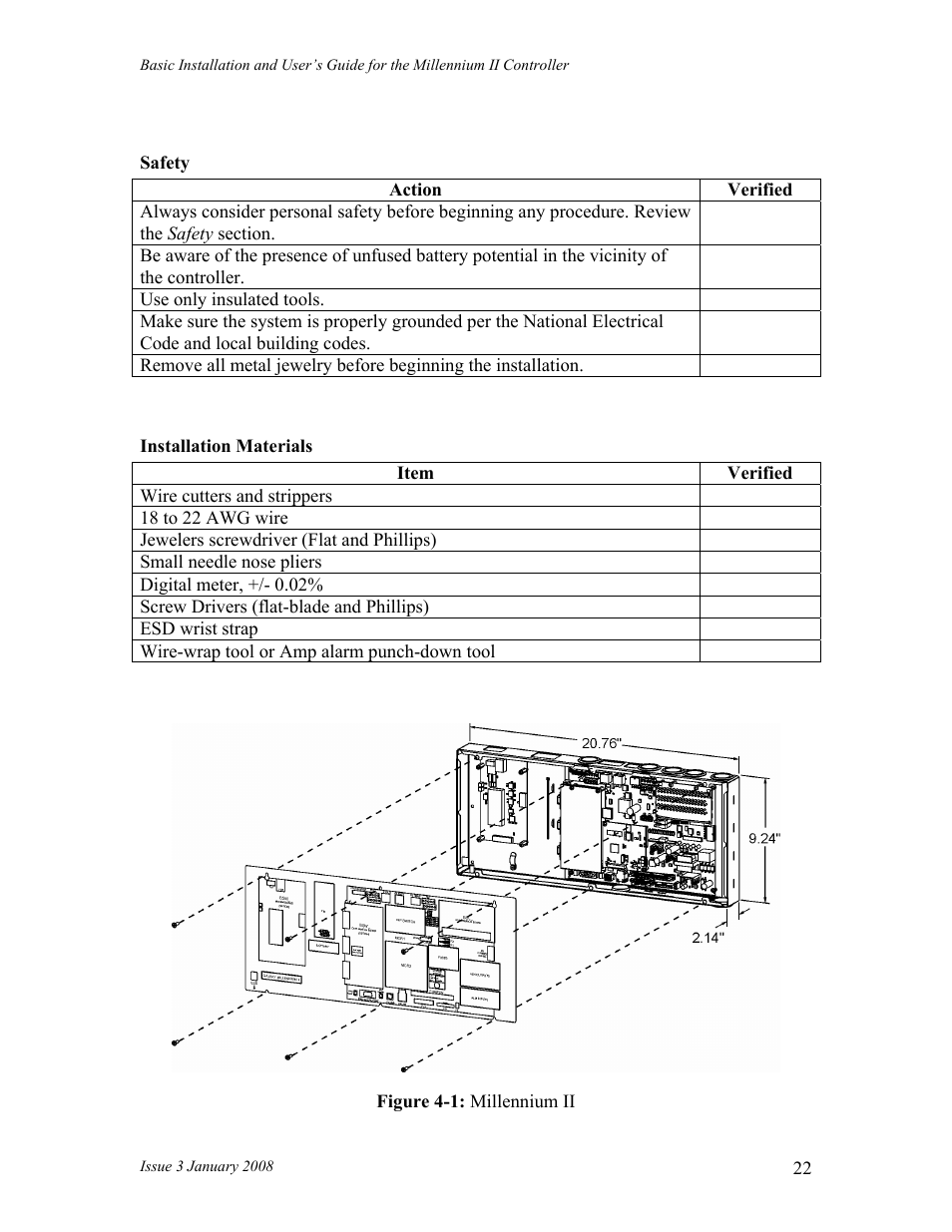 GE Industrial Solutions Millennium II Controller J85501P-1 User Manual | Page 22 / 116