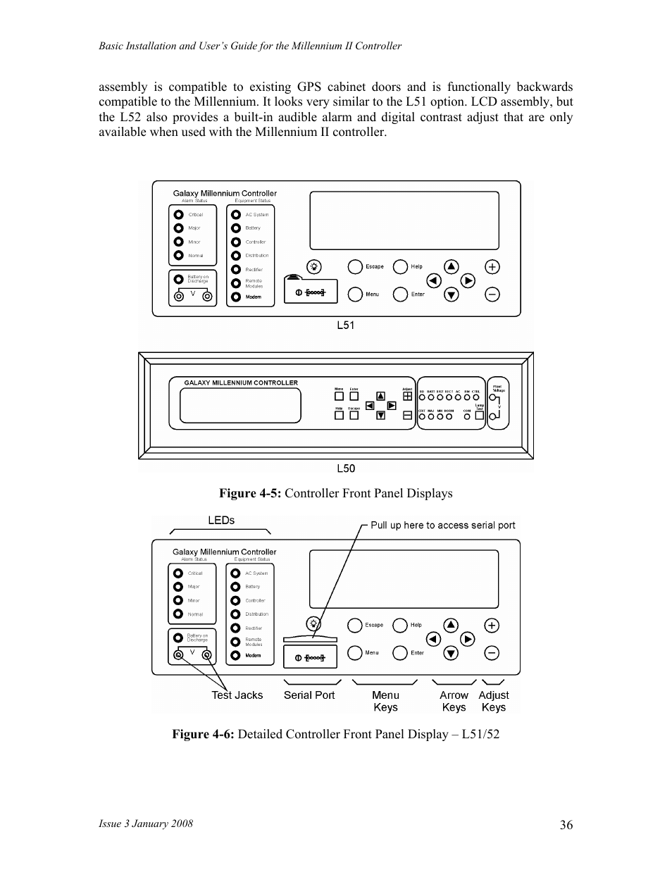 GE Industrial Solutions Millennium II Controller J85501P-1 User Manual | Page 36 / 116