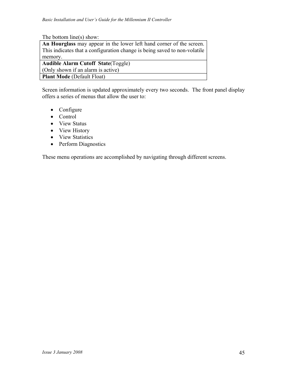 GE Industrial Solutions Millennium II Controller J85501P-1 User Manual | Page 45 / 116