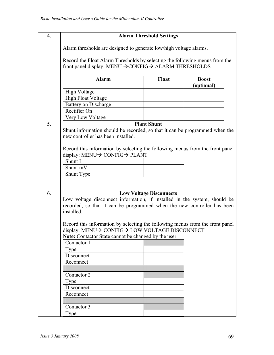 GE Industrial Solutions Millennium II Controller J85501P-1 User Manual | Page 69 / 116