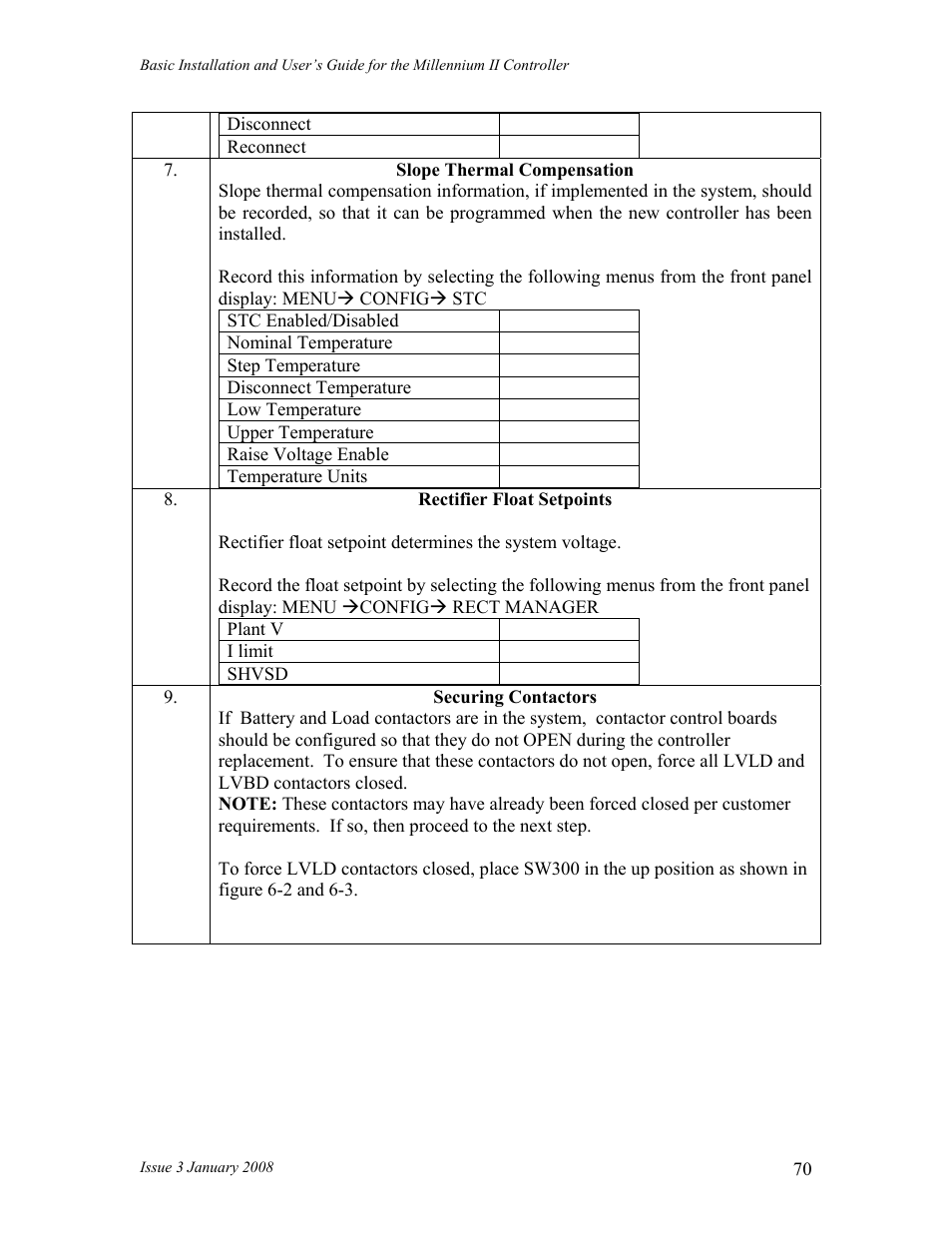 GE Industrial Solutions Millennium II Controller J85501P-1 User Manual | Page 70 / 116