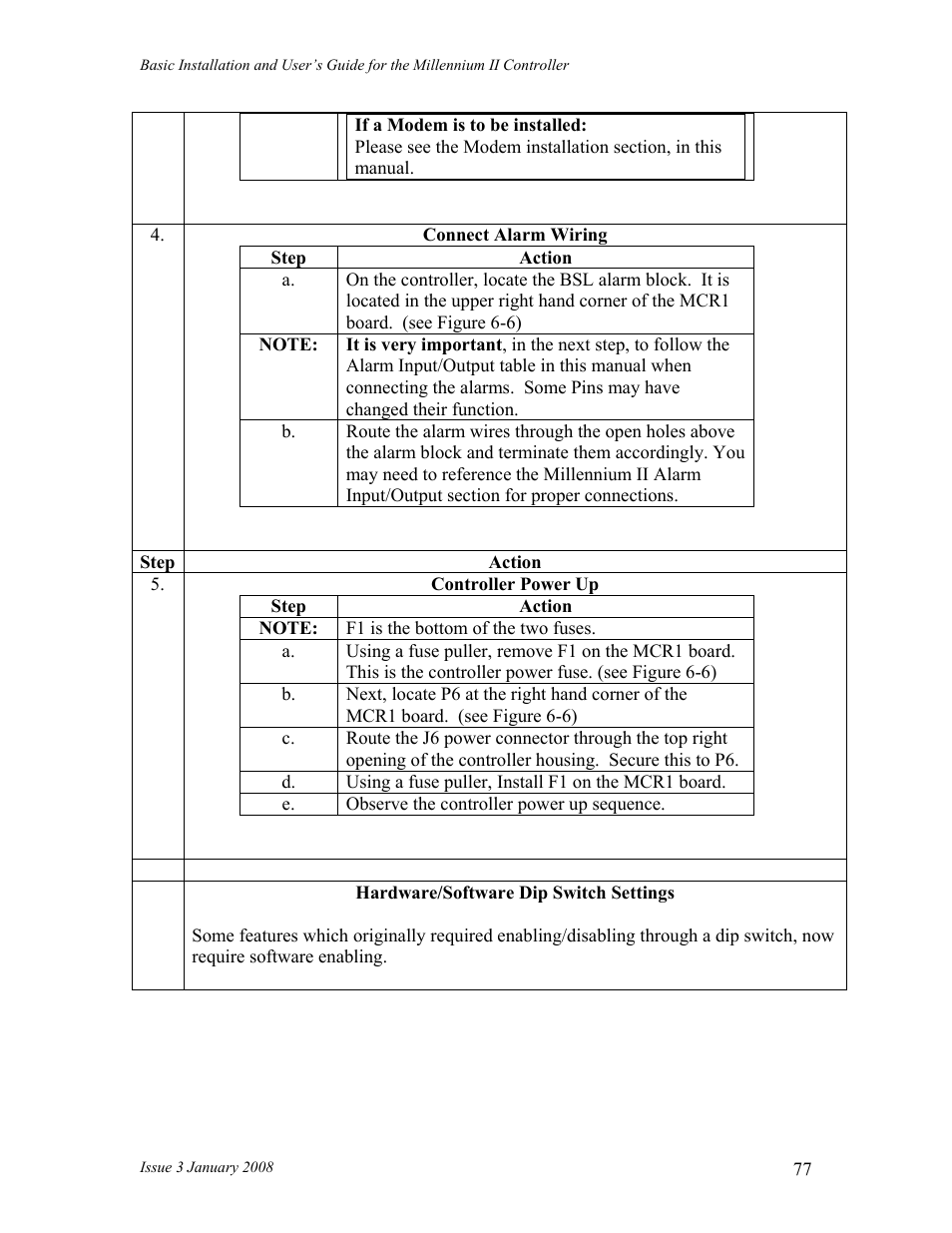 GE Industrial Solutions Millennium II Controller J85501P-1 User Manual | Page 77 / 116