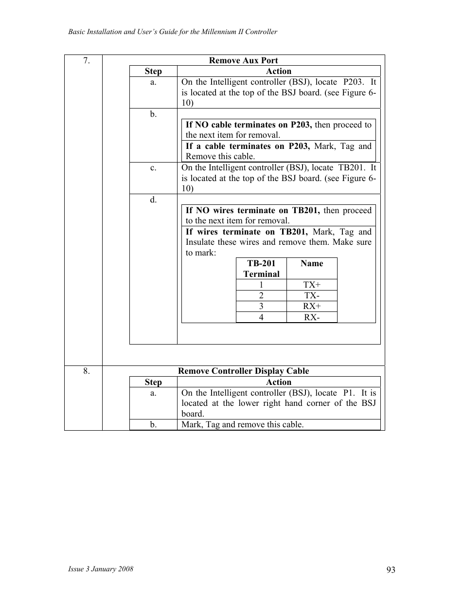 GE Industrial Solutions Millennium II Controller J85501P-1 User Manual | Page 93 / 116