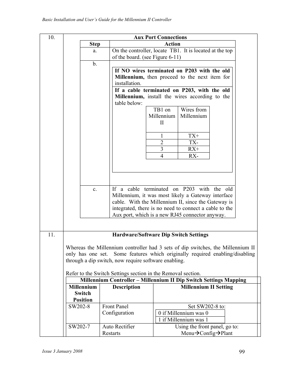 GE Industrial Solutions Millennium II Controller J85501P-1 User Manual | Page 99 / 116