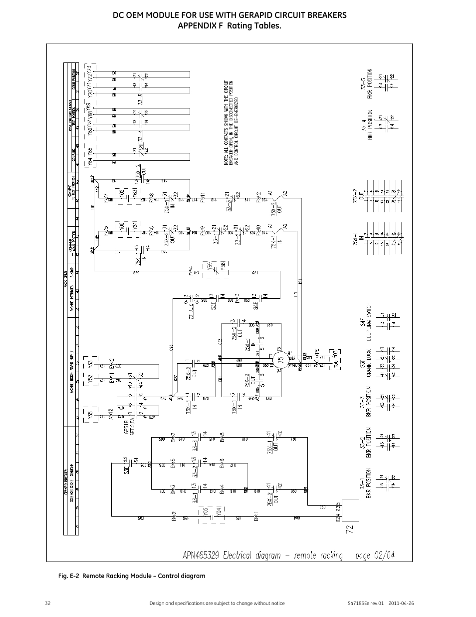 GE Industrial Solutions DC OEM Module For use with Gerapid DC Circuit Breaker User Manual | Page 32 / 49