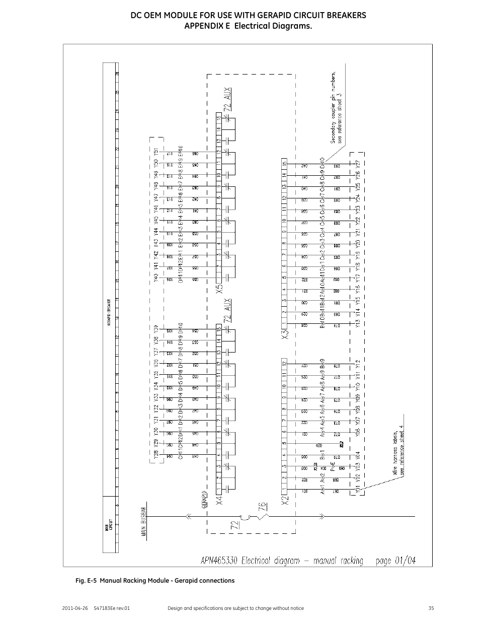 GE Industrial Solutions DC OEM Module For use with Gerapid DC Circuit Breaker User Manual | Page 35 / 49