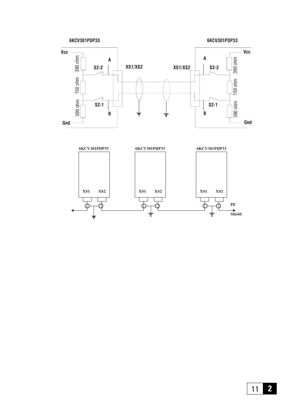 GE Industrial Solutions 6KCV301PDP33 Profibus - DP Bus for AV300i User Manual | Page 11 / 32
