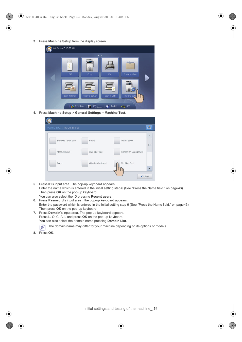 Samsung SCX-8030ND User Manual | Page 54 / 66