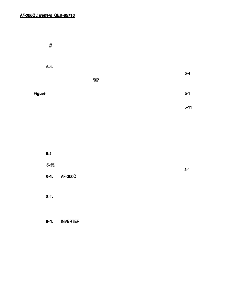 List of figures, Fiaure title, Page | GE Industrial Solutions AF-300C AC Drive User Manual | Page 10 / 128