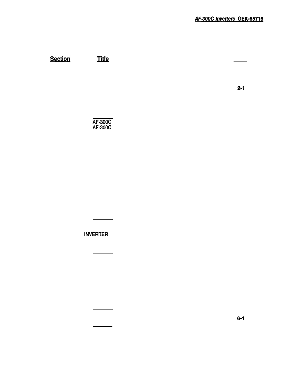 GE Industrial Solutions AF-300C AC Drive User Manual | Page 7 / 128