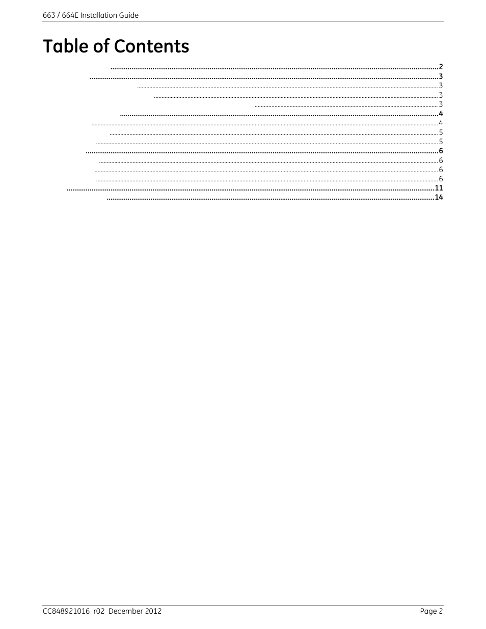 GE Industrial Solutions 664 Infinity C DC to DC Power System User Manual | Page 2 / 14